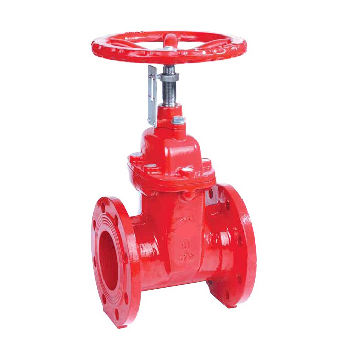 XZ41X Flange-type open stem soft-sealed gate valve