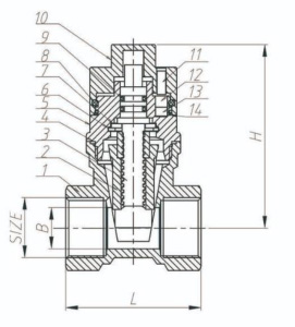 CZ15X Thread-type concealed-shaft soft-seal magnetic encryption gate valve 3.jpg