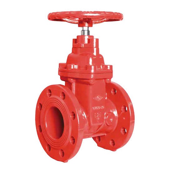 Z45X (PN25) Flange-type concealed-shaft soft-seal gate valve