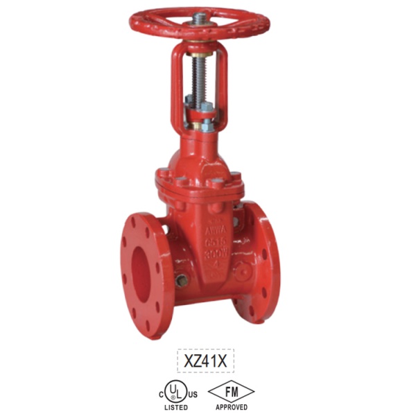 363PSI Flanged Resilient OS&Y Gate Valve (XZ41X), UL/FM Approved