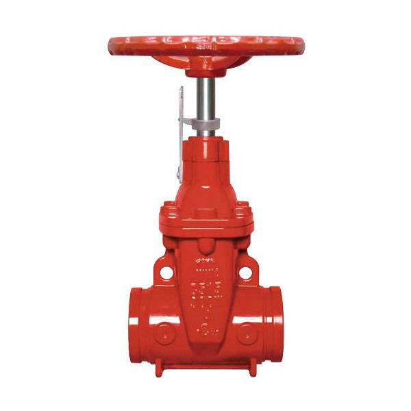 Z85 X (PN25) Grooved concealed-shaft soft-seal gate valve
