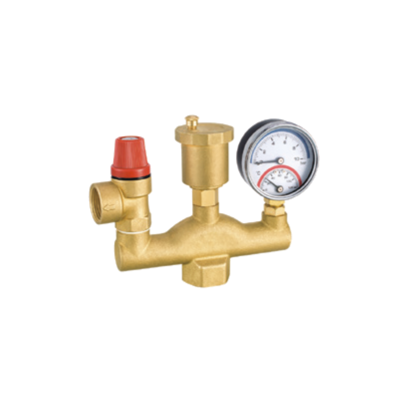 GLTF Brass Boiler Valve Set